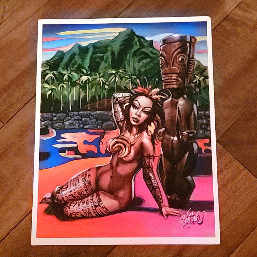 BigToe's Visions‎ of Gauguin Limited Edition Art Print